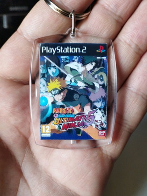 Naruto Shippuden Ultimate Ninja 5 PS2 acrylic keychain