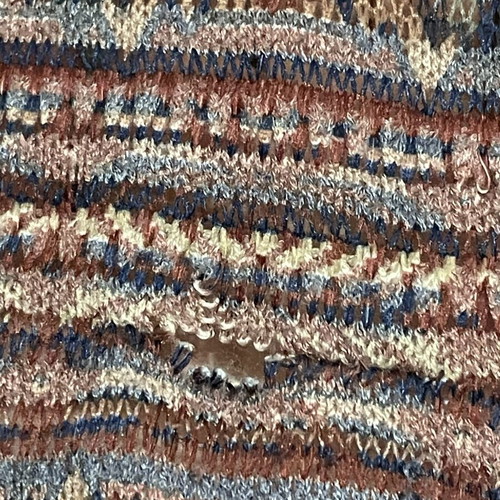 Zara Trafaluc multicolor knitted baggy blouse like new