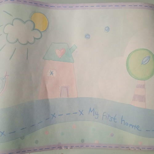 Mothercare decorative nursery wall border new, 26cm x 5m