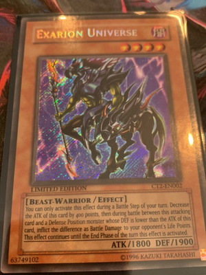 Exarion CT2 Yu-Gi-Oh! card like new, vintage