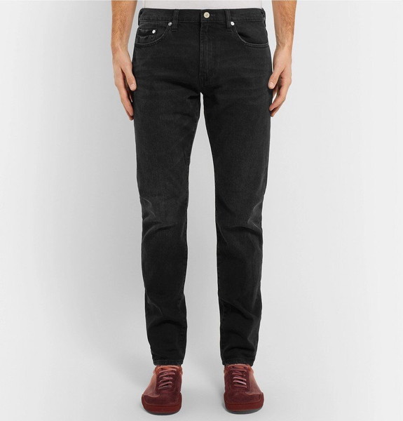 Τζιν PS Paul Smith Men's Slim Fit Denim Jeans Washed Μαυρο Μεγεθος 34