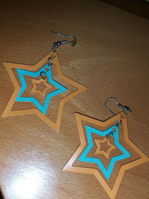 Earrings with stars