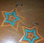 Earrings with stars