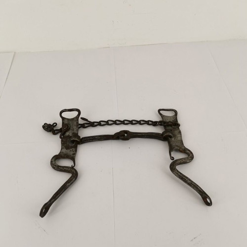 Horse bit used, made in kiln, 1930s vintage