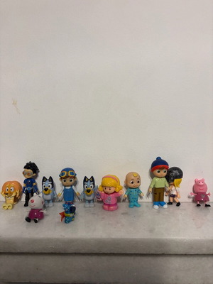 Various children's figures like new