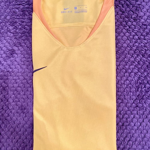 Nike Dri-FIT men's sports shirt like new, yellow, size S