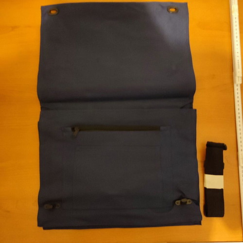 Conference bag blue new with adjustable strap