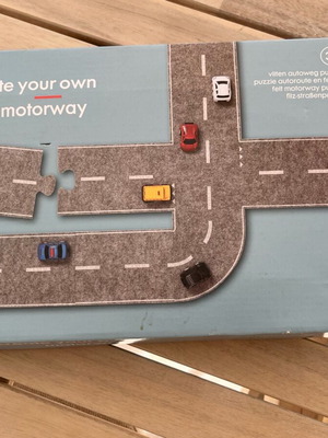 Felt Motorway Puzzle with Lantern like new