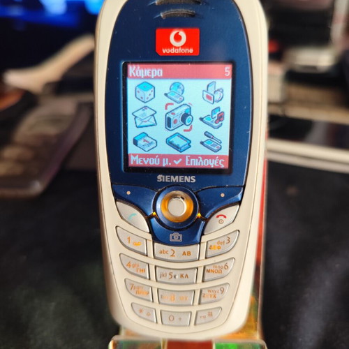 Siemens C65 mobile phone used, some keys not working, no charger