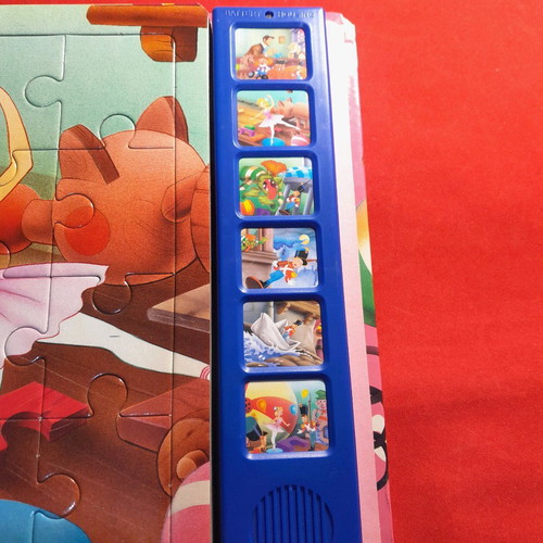 The Tin Soldier used book with 6 puzzles and sounds