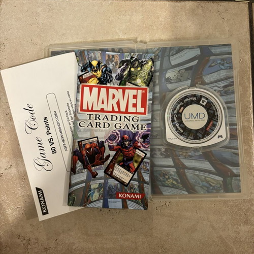Marvel Trading Card Game PSP used, English
