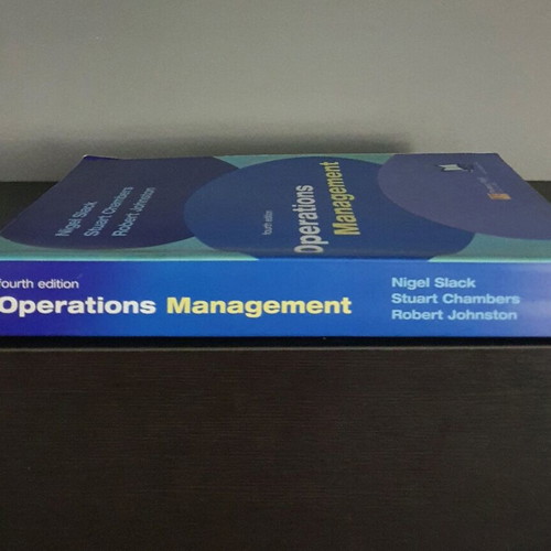 Operations Management book used, 2004 edition, English