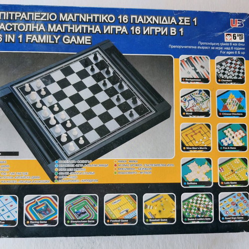 Magnetic board game 16 in 1 new