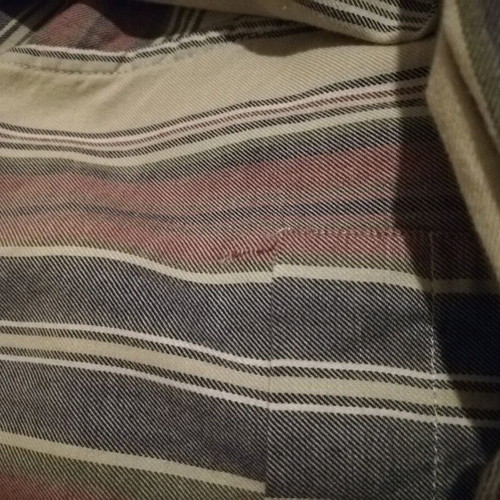 BD Baggies Men’s Long Sleeve Striped Cotton Shirt Like New