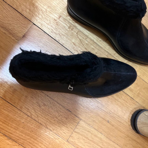Winter ankle boots like new, black, size 39
