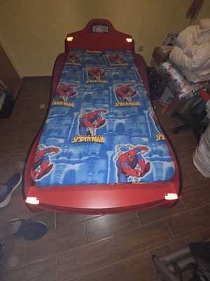 Cilek Racing Series Children's Car Bed with Sliding Second Bed like new