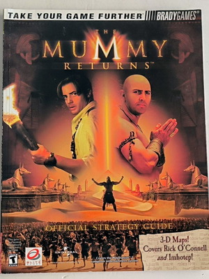 The Mummy Returns strategy guide like new