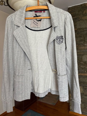 Mexx σακάκι ελάχιστα φορεμένο, λευκό-γκρι, μέγεθος S