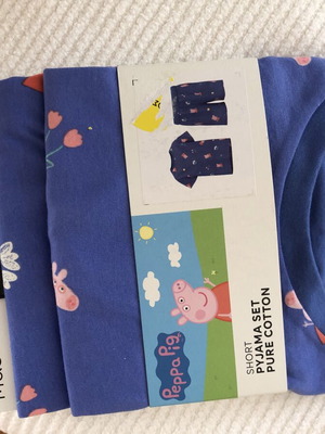 Peppa Pig Pyjama 100% Cotton New, Marks & Spencer 5-6 Years