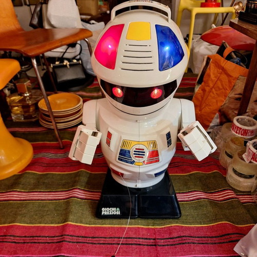 Vintage Emiglio RC Robot Toy 1990's Vision Giochi Preziosi fully functional
