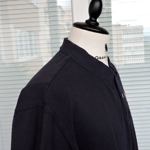 Napapijri Geographic Vintage Navy Blue Polo Shirt Men's XL like new