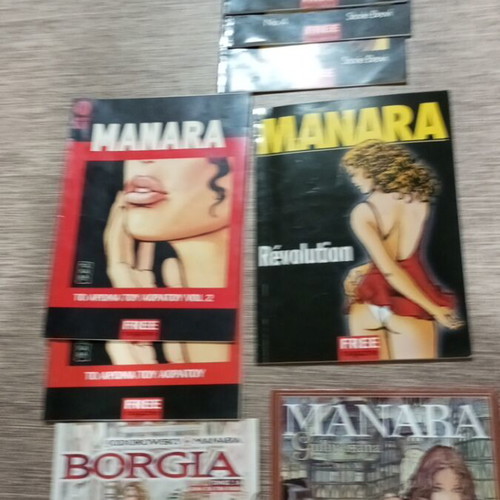 Milo Manara FREE magazine collection pack of 10 like new