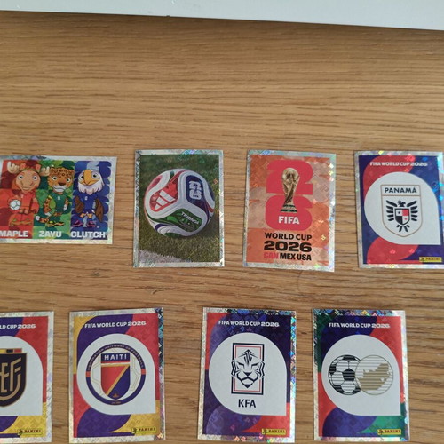 Panini World Cup 2026 Special Stickers like new, set of 17