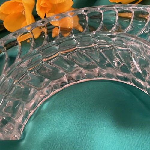 Semi-circular vase used for wildflowers vintage