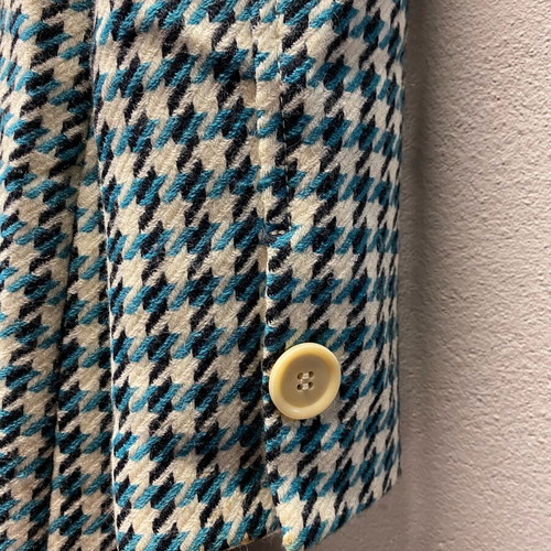 Toi&Moi wool coat like new, blue multicolor