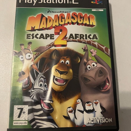 Madagascar 2 PS2 used, only box and manual