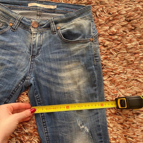 Toi&Moi ripped jeans like new, blue, skinny, mid rise, elastic
