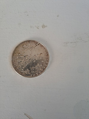 Silver 30 Drachma Coin used, commemorative 1963 Greek dynasty