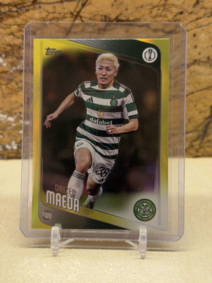 2026 Topps UCC Soccer Drizen Maeda Yellow Flowfractor κάρτα καινούργια