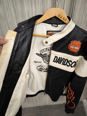 Δερμάτικο jacket Harley-Davidson 3XL σαν καινούργιο, μαύρο