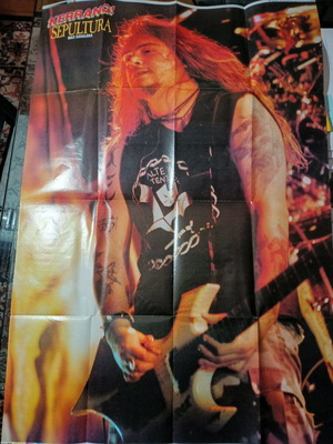 Sepultura poster like new from Kerrang magazine