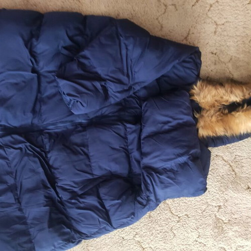 Shein USA 32-34 dark blue jacket new with hood