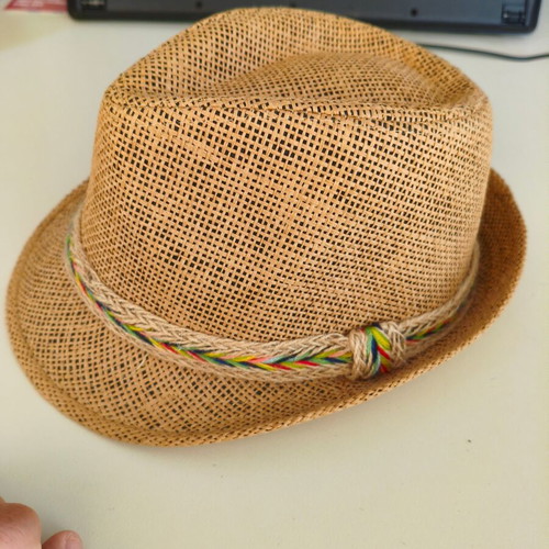 Unisex MG Hellas Brown Hat 21x15cm, like new