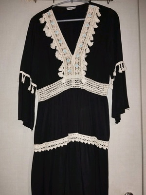 Marlen black dress size M like new