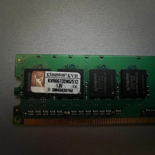 Kingston DDR2 RAM 1GB (2x512MB) 667MHz used
