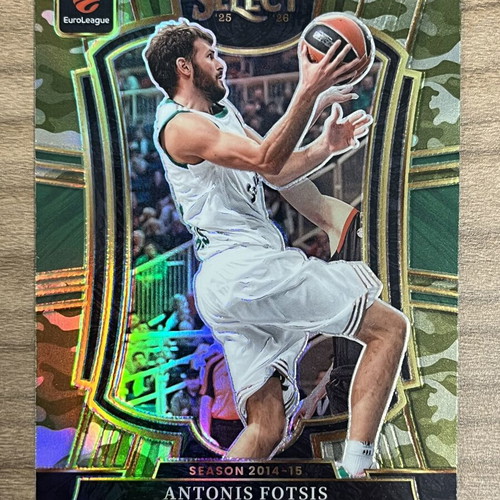 2025-26 Panini Select Euroleague Basketball Antonis Fotsis card like new