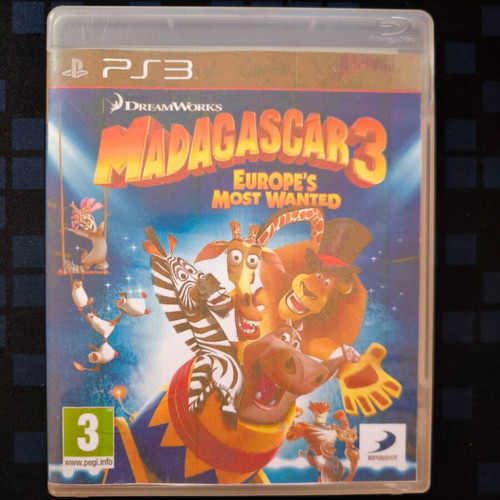 Madagascar 3 Europe's Most Wanted PS3 game, disc only