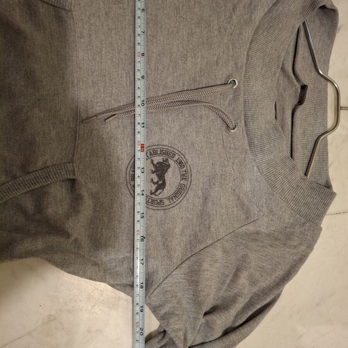 Women's cropped sweatshirt like new, gray, size S