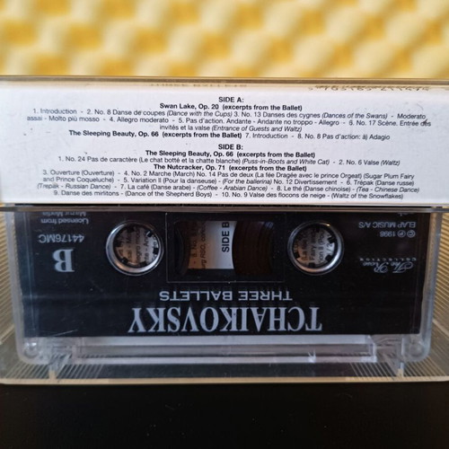 Tchaikovsky Three ballets audio cassette album used