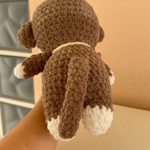 Amigurumi monkey like new, handmade