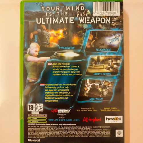 Psi-Ops: The Mindgate Conspiracy new for Xbox