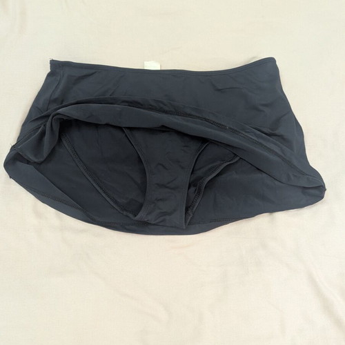 Classic Black Swim Skirt Bottoms like new, made in Brazil