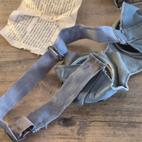 Original WWII German Ultrasin 55% Goggles Set 1942 Merz-Werke Wehrmacht