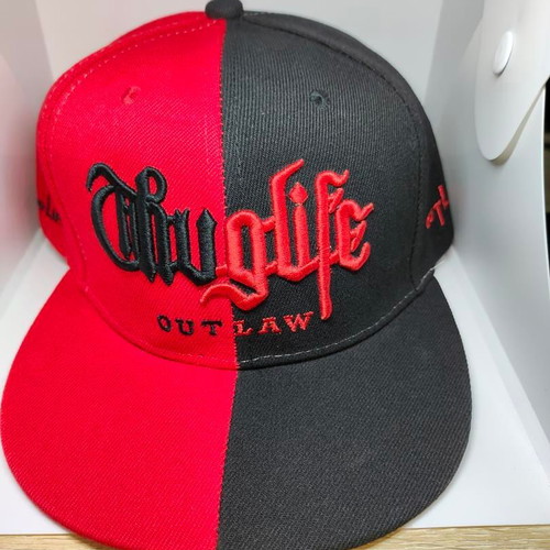 2Pac Thug Life Outlaw Snapback Hat new, red and black