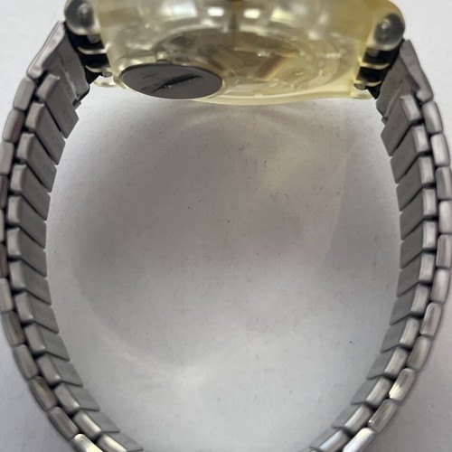 Swatch Silver Net 1995 watch new, silver