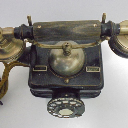 KTAS vintage Danish rotary telephone, Copenhagen design